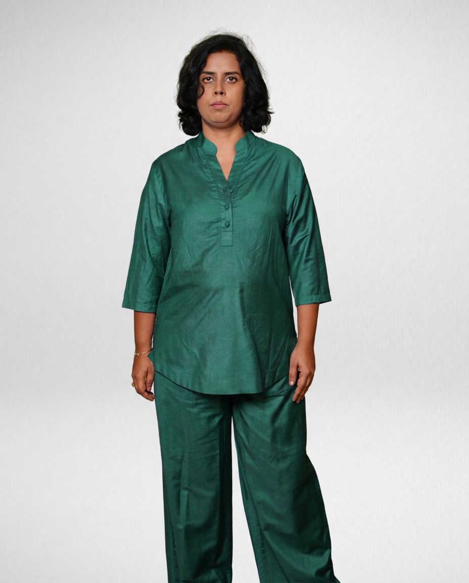 Tunic & Pant Set- Forest Green