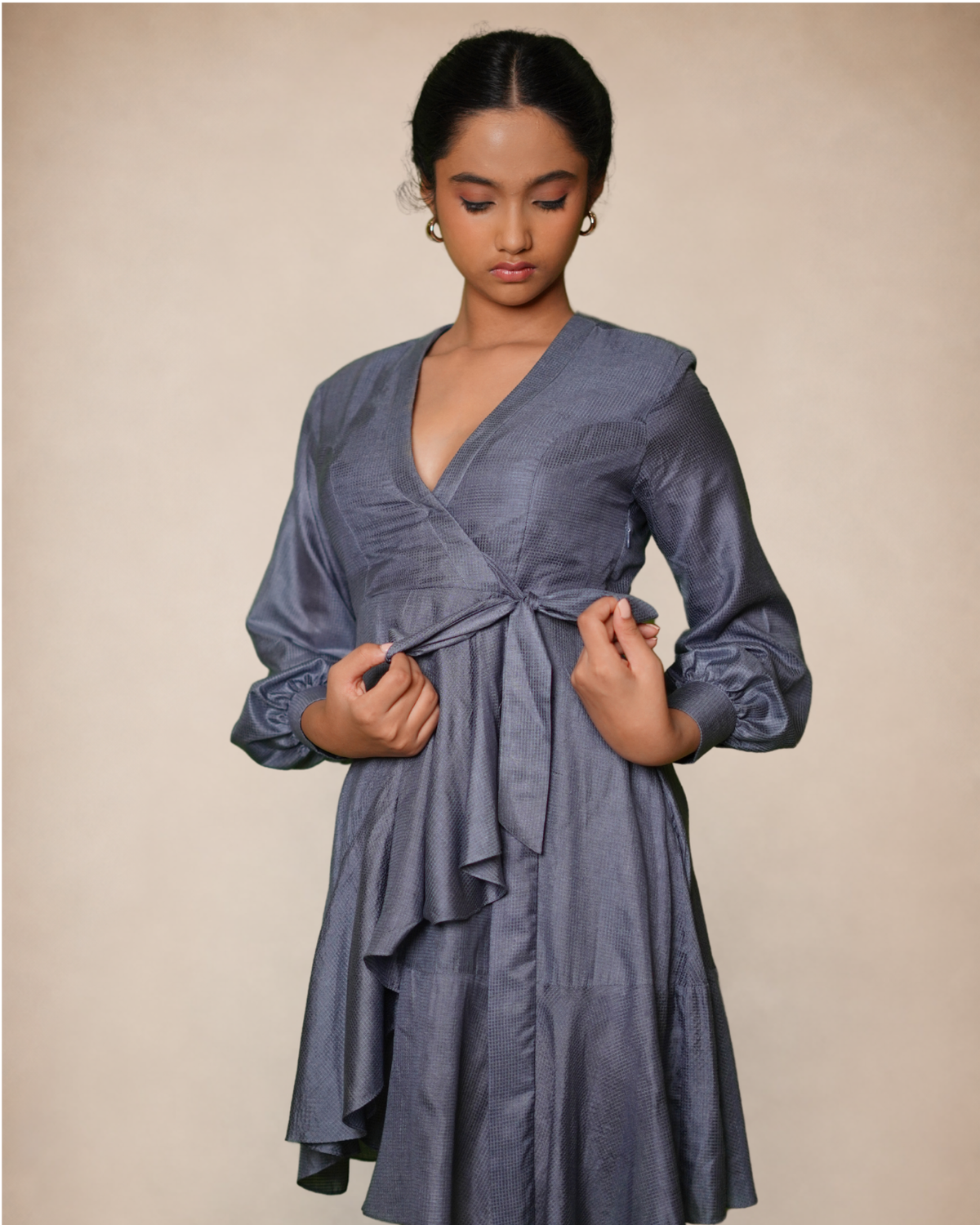 Silk Wrap Dress