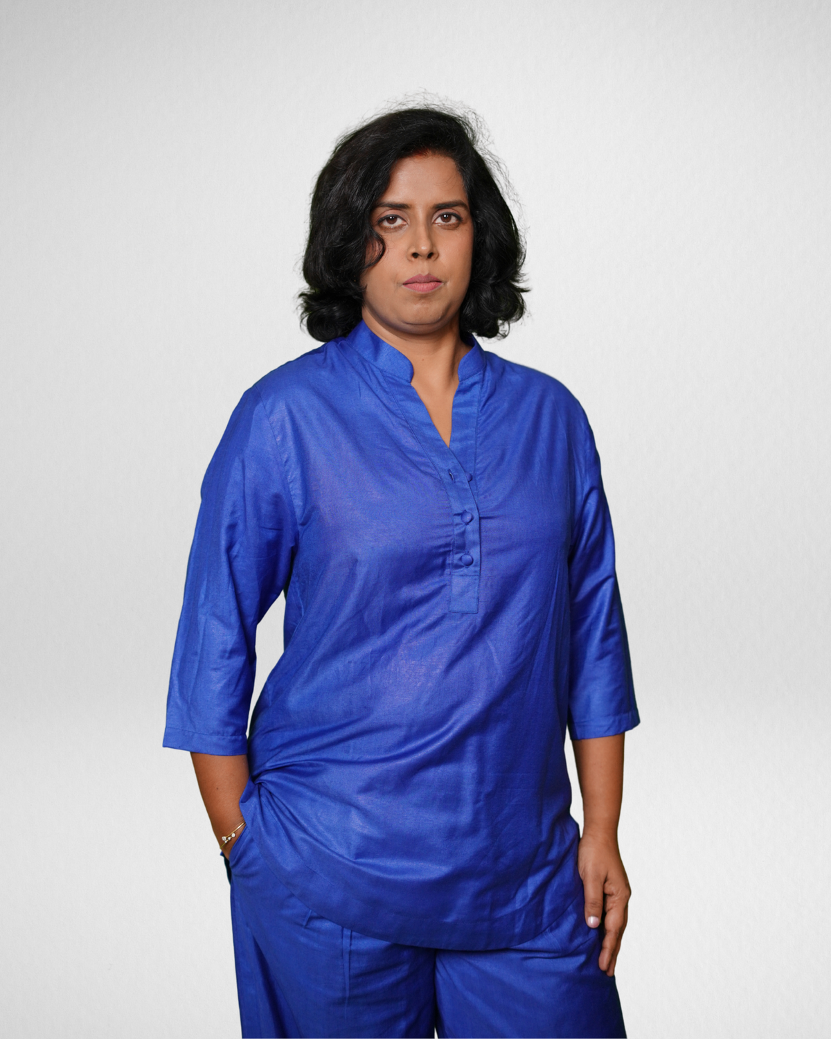 Luxury Co-Ords Sets, Blue Royal Formal Western Wear Co-Ords Set