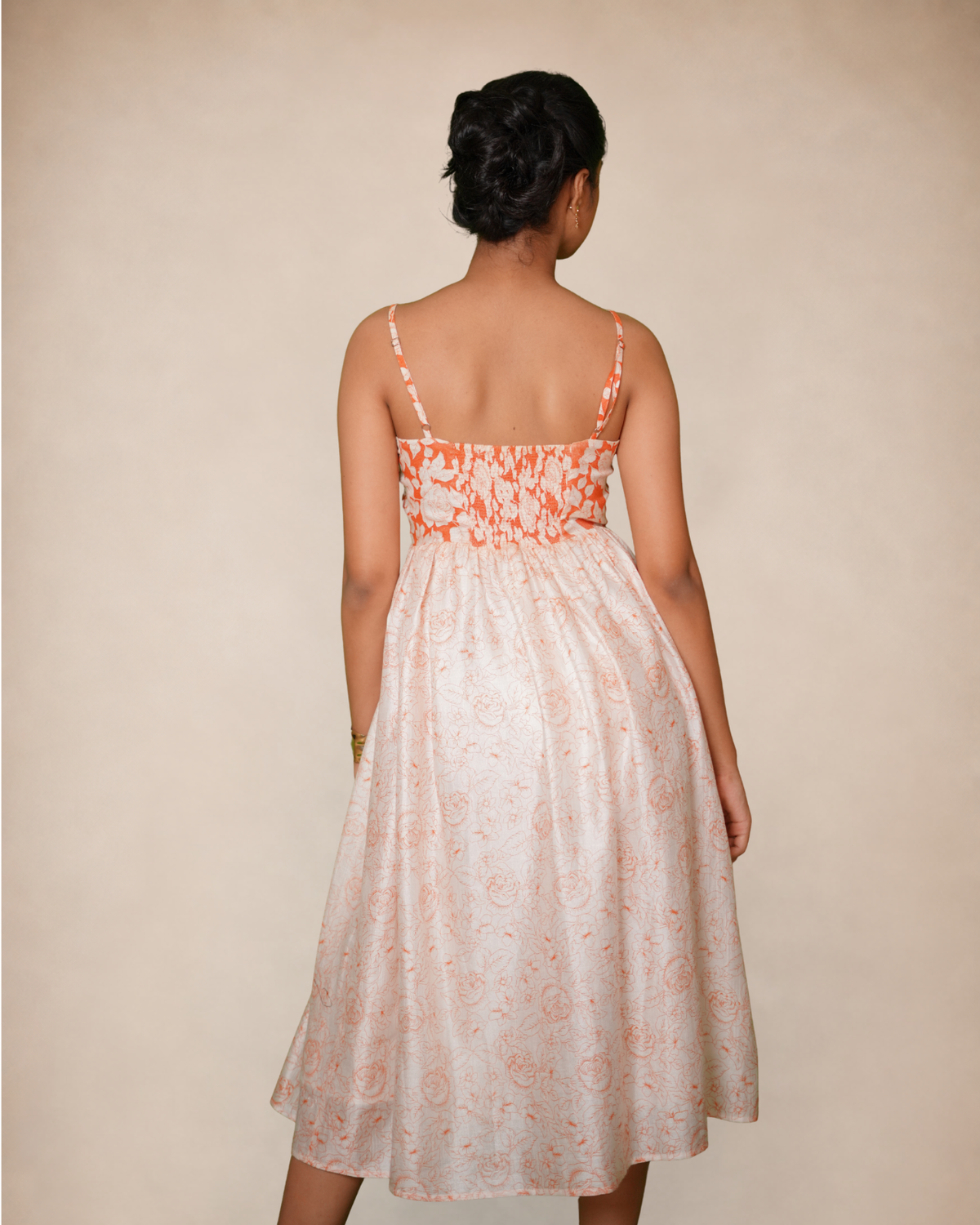 TANTORY rose print sundress